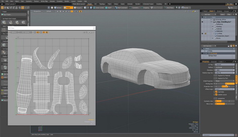 MODO 12.2 :: PROCEDURAL | UV UNWRAP